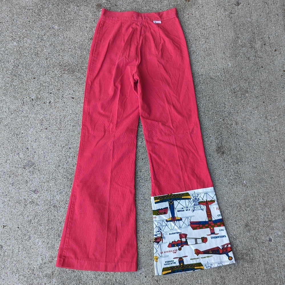 HIGH WAISTED FLARE pants bell bottoms S - Picture 7 of 10